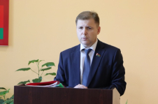 Член Президиума Совета Республики С.Сивец
встретился с трудовым коллективом 
ООО «Еврофасадсервис»
