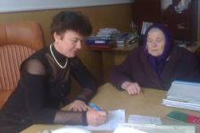 Член Совета Республики Гриневская Л.В. провела «прямую телефонную линию» и личный прием граждан