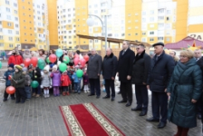 Участие члена Президиума Совета Республики В.Лисковича в открытии яслей-сада