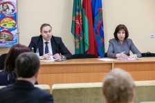 Н.Кочанова встретилась с главными врачами и
сотрудниками медучреждений Витебской области