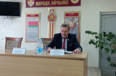 Член Совета Республики В.Полищук выступил перед сотрудниками Горецкого отдела внутренних дел