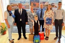 Член Совета Республики С.Анюховский посетил ГУО «Гимназия № 1 им. Ф.Скорины г. Минска»