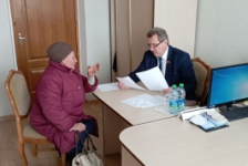 Член Совета Республики В.Полищук провел выездной прием граждан в Горецком райисполкоме
