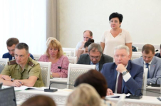 А.Смоляк приняла участие в заседании штаба по ликвидации последствий непогоды в Гомельской области