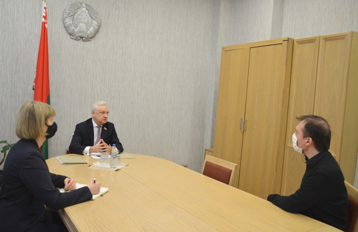 Член Президиума Совета Республики С.Рачков провел личный прием граждан Член Президиума Совета Республики С.Рачков провел личный прием граждан