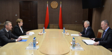 Встреча члена Президиума Совета Республики Рахманова С.К. с послом по особым поручениям Министерства иностранных дел Республики Беларусь — национальным координатором по сотрудничеству с Центральноевропейской инициативой