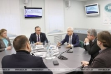 Член Президиума Совета Республики С.Рачков принял участие в заседании проекта БелТА «Экспертная среда» на тему «Референдум. В теме»