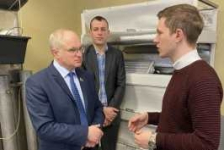 Ю.Деркач ознакомился с работой организации кластерного развития  ООО «Технопарк Полесье»