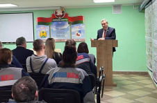 Член Совета Республики В.Полищук встретился с трудовым коллективом