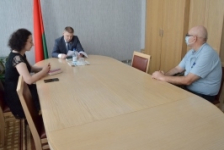 Член Президиума Совета Республики С.Сивец провел личный прием граждан