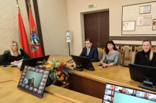 Член Совета Республики К.Капуцкая приняла участие
во II Конференции Минского областного отделения
Белорусской партии «Белая Русь»
