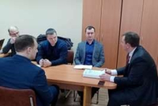 С.Анюховский встретился с трудовым коллективом