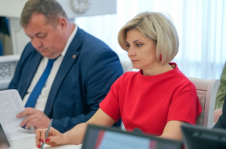 Член Совета Республики К.Пантюхова приняла участие в совещании Гомельского облисполкома