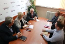 Член Совета Республики В.Котович встретился с коллективом редакции газеты «Светлагорскія навіны»