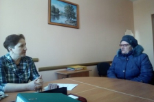 Член Совета Республики Н.Дудорга провела личный прием граждан