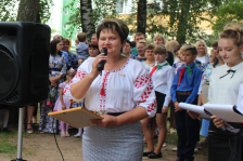 Член Совета Республики Н.Железнова 
приняла участие в Дне знаний
