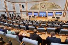 Члены Президиума Совета Республики Н.Кочанова и А.Исаченко приняли участие во встрече актива местной вертикали с Главой государства