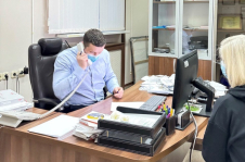 Член Совета Республики К.Дроздовский провел личный прием граждан