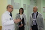 Член
Президиума Совета Республики C.Рачков посетил
детскую больницу