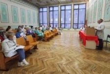 Член Совета Республики В.Котович встретился с трудовым коллективом Гомельской областной специализированной клинической больницы