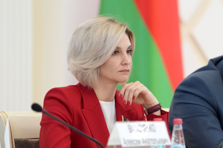 Член Совета Республики К.Пантюхова приняла участие в акции к 80-летию Великой Победы