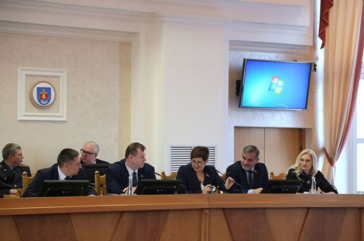 Член Совета Республики К. Капуцкая приняла участие в сессии Молодечненского районного Совета депутатов