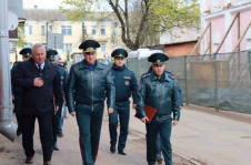 
Состоялся рабочий визит на С.Мелешкина и Министра по чрезвычайным ситуациям В.Синявского на Полотчину
