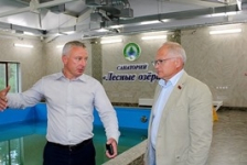 Член Совета Республики Ю.Деркач провел встречу с трудовым коллективом УП «Санаторий «Лесные озера»