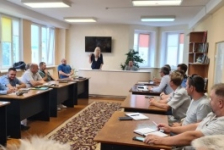 Член Совета Республики К.Капуцкая приняла участие во встрече с руководителями по военно-патриотическому воспитанию Молодечненщины