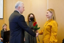 Член Совета Республики А.Щастный встретился с молодыми учеными