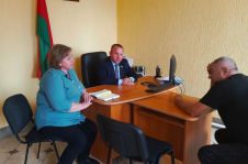 Член Совета Республики А.Пищ провел личный прием граждан