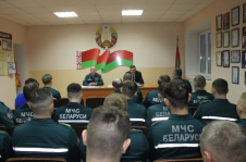 Член Совета Республики А.Шолтанюк встретился с сотрудниками Жабинковского районного отдела по чрезвычайным ситуациям
