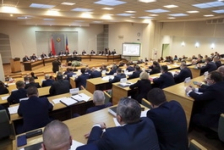 Член Совета Республики В.Хроленко принял участие в совместном заседании Брестского облисполкома и Брестского областного Совета депутатов