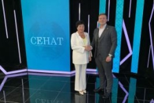 А.Смоляк дала интервью программе «Сенат»