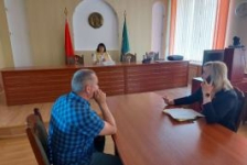 Т.Абель провела личный прием граждан в Гомельском районе