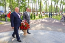 Член Совета Республики Д.Демидов принял участие в митинге