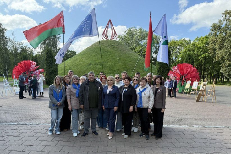 Член Совета Республики Л.Сапего приняла участие в торжественном митинге