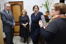 Член Совета Республики Е.Серафинович приняла участие в рабочей встрече