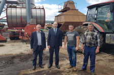 Член Совета Республики А.Кушнаренко посетил ОАО «Туршовка»