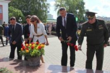 Член Совета Республики А. Шолтанюк принял участие в военно-патриотической акции «Дорогой победы»