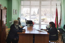 Член Совета Республики И.Сачковская провела выездной прием граждан