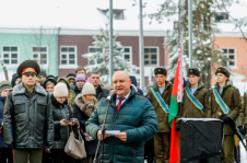 Член Совета Республики Д.Демидов принял участие в церемонии открытия памятного знака воинам-афганцам
