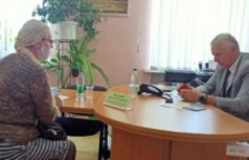 Член Совета Республики А.Щастный провел личный прием граждан и «прямую телефонную линию»
