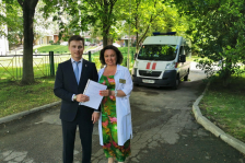 Переданы антисептические средства в учреждения здравоохранения