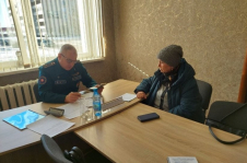 Член Совета Республики С.Мелешкин провел выездной личный прием граждан в Ушачском районе
