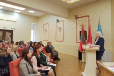 К.Капуцкая встретилась с идеологическим активом Молодечненского района.