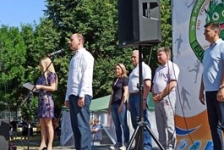 Член Совета Республик А.Кушнаренко принял участие в открытии третьего республиканского турнира по торфяному футболу