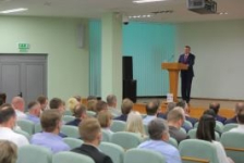 Член Совета Республики А.Ляхов встретился с коллективом центрального аппарата «Белоруснефти»
