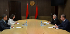 Член Президиума Совета Республики Рахманов С.К. встретился с Чрезвычайным и Полномочным Послом Турецкой Республики в Республике Беларусь Кезбан Нилваной Дарама