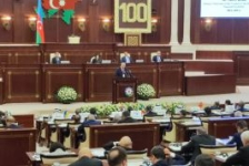 Заместитель Председателя Совета Республики В.Бельский принял участие в мероприятиях специальной сессии Милли Меджлиса Азербайджанской Республики, посвященной 100-летию Национального Лидера Гейдара Алиева